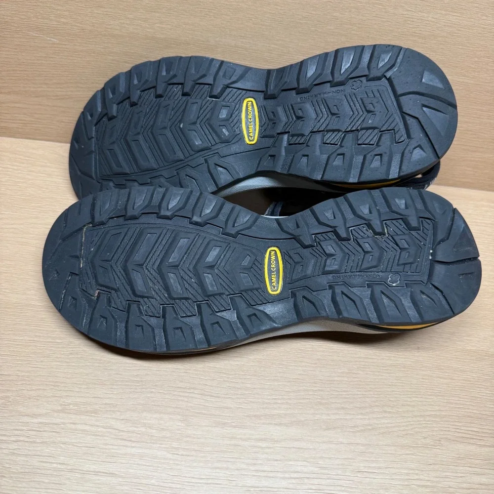 CAMEL CROWN Men's Hiking Sandals Size 12 Black Grey Athletic Outdoor Water Shoes